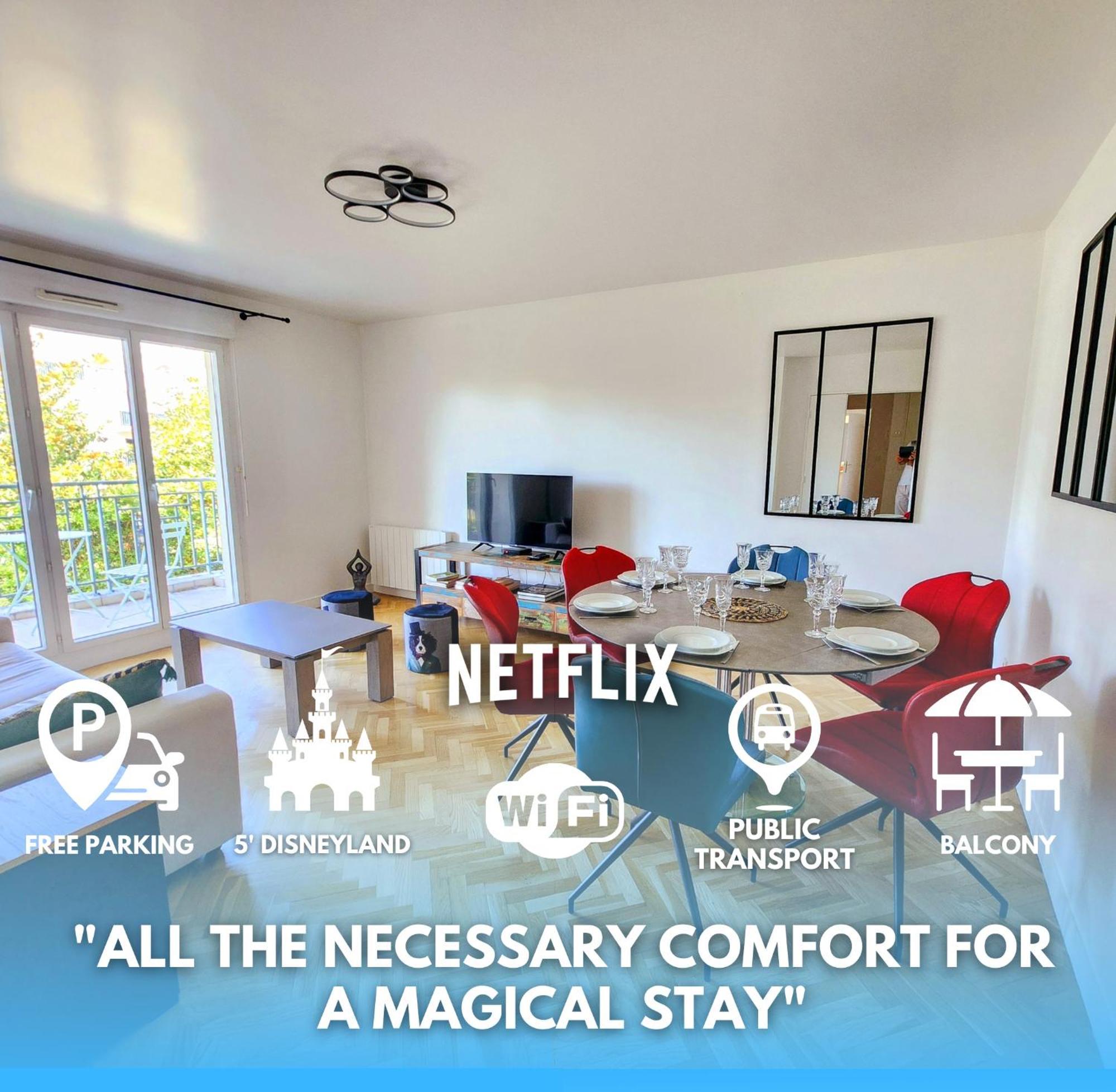 5' Disneyland Cozy Appartment Монтеврен Екстер'єр фото